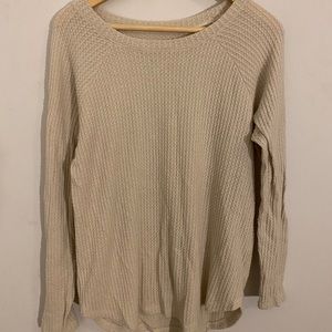 American Eagle Long Sleeve Crew Neck Top